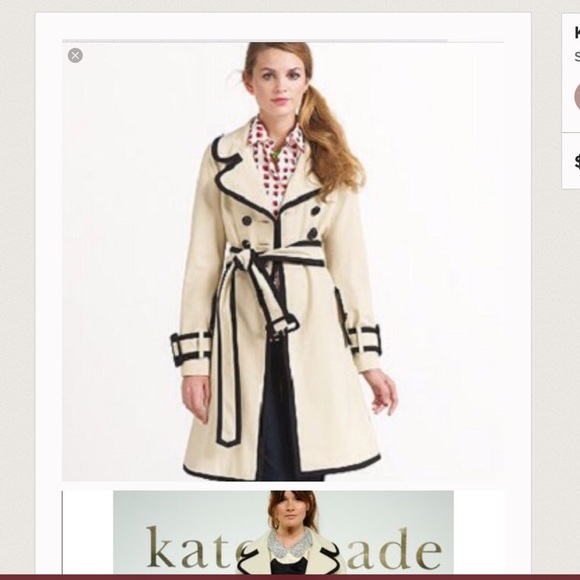 kate spade trench coat